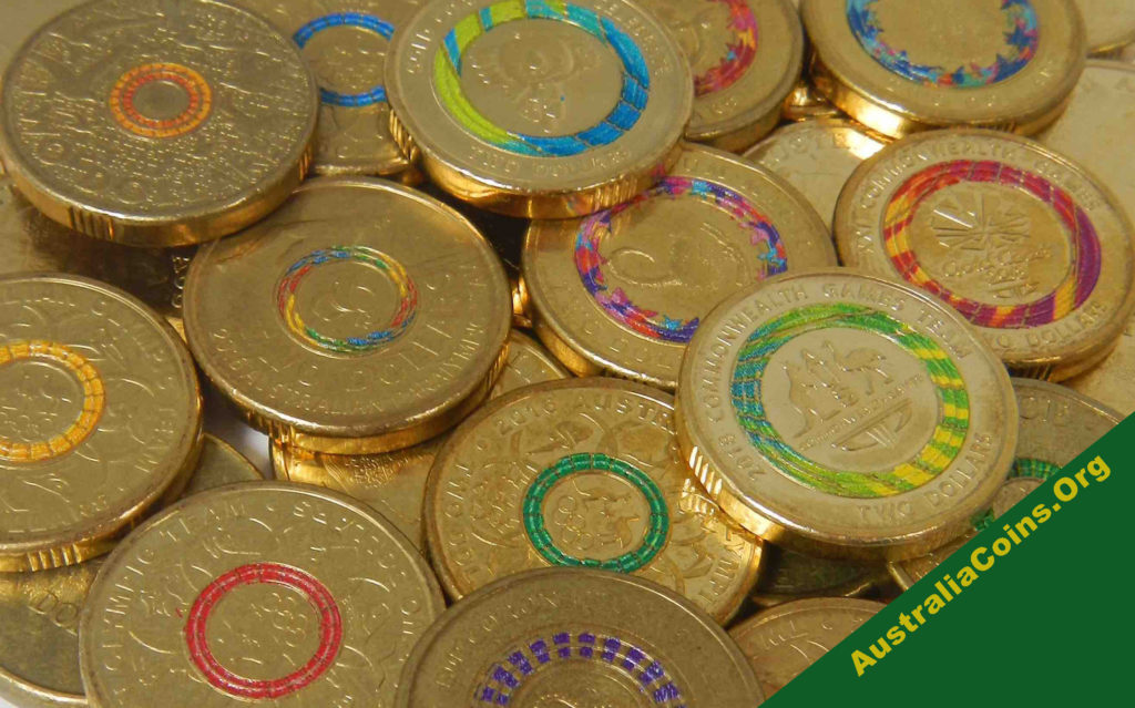 Pile of Australian Coins
